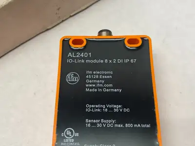 USED IFM COMPACTLINE MODULE, IO-LINK MODULE 8 X 2 DI IP 67