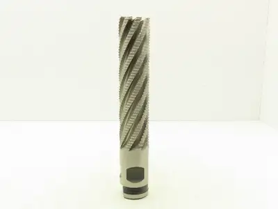 Putnam Tool 97126 Fluted Coarse Pitch Knuckle Rougher End Mill 2" Dia x 8" Flute