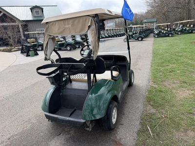 (1) 2015 E-Z-Go golf cart with a Kawasaki gas engine, includes Club canopy and ball washer, fold-dow...