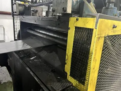 15,000 LB x 36" x .312" COE Coil Cradle Straightener Feeder Space Saver Servo Feed Line