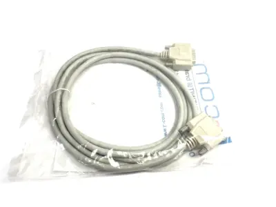 NEW L-COM DELUXE MOLDED D-SUB CABLE, DB15 MALE / FEMALE, 10.0 FT