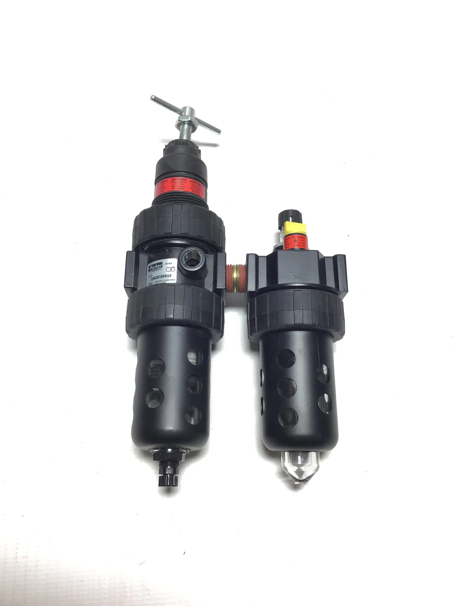 Parker 16G3C00010 Pneumatic Air Filter Regulator 150PSI (1000kPa) 125°F (52°C)
