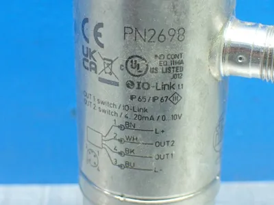 Used IFM PN2698 Pressure Transmitters Ohio US | HGR 24 #1070008