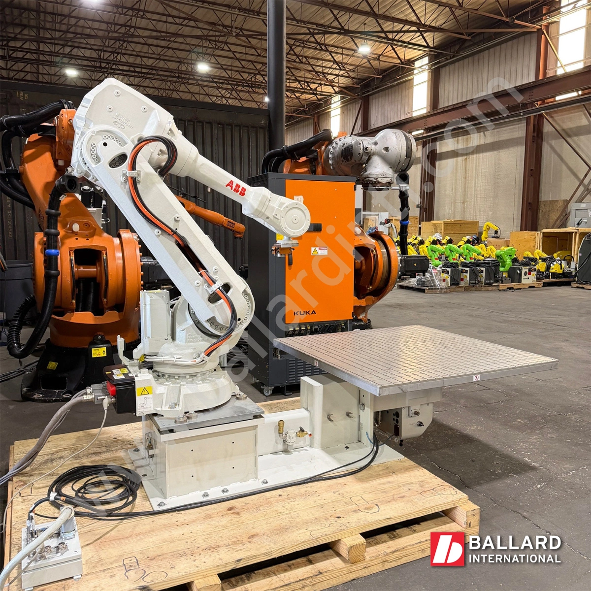 ABB IRB 4600-60/2.5 w/ IRC5 and MTD 500 Motor & Gear Unit Workstation