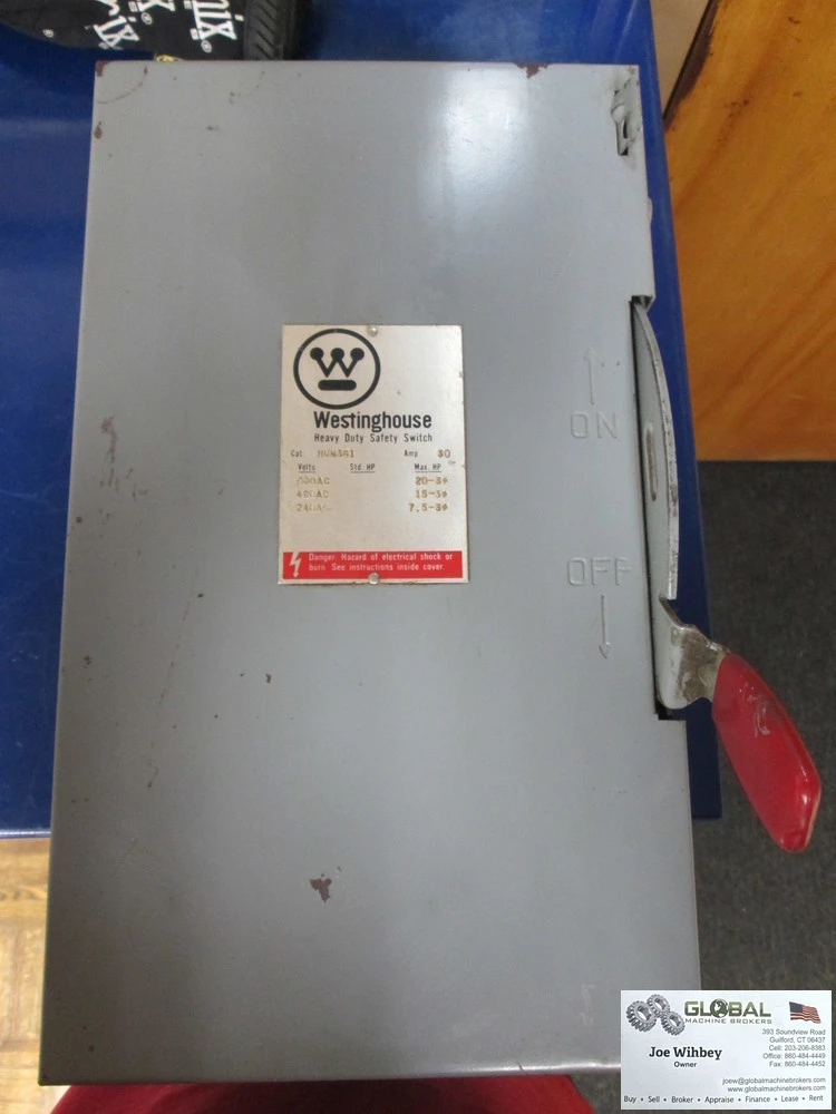 Westinghouse HUN361 240-480-600VAC 30 Amp 20 Hp Heavy Duty Safety Switch