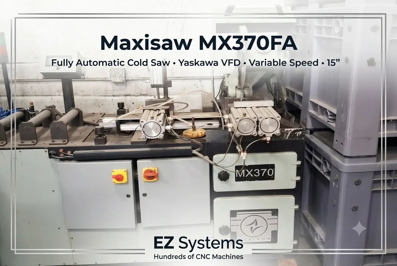Used MAXISAW MX370FA Circular Cold Saws California US | [EZ] EZ Systems #1122759