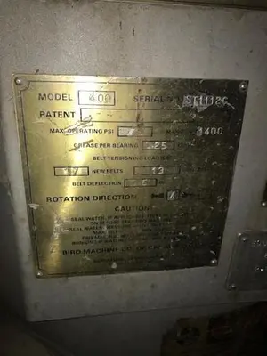 Voith Sulzer 400 Centrisorter Screen SS
