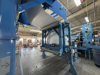 Used BW PAPERSYSTEMS / MARQUIP UNWIND & D2 SPLICER Corrugating Line Roll Stands Pennsylvania US | Global Equipment International, LLC #1351941