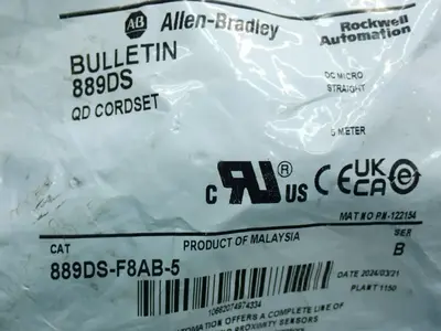 New | in-Stock ALLEN BRADLEY 889DSF8AB5 Cable & Wire Ohio US | HGR 24 #755548
