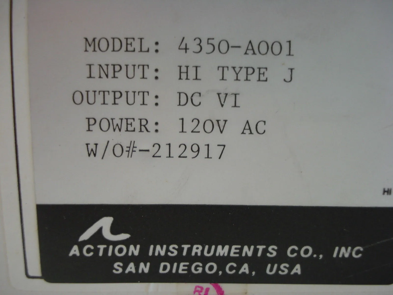 NEW ACTION PAK 4350-A001