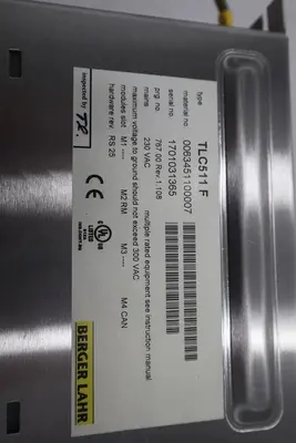 Bereger Lahr TLC511 F Servo Drive POSITIONING CONTROLLER 5 AMP STOCK B-712