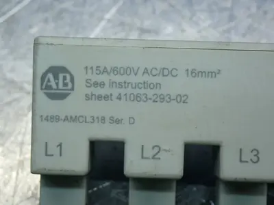 Used ALLEN BRADLEY 1489AMCL318 Circuit Breaker Parts Ohio US | HGR 24 #1150588