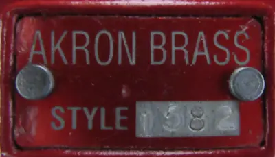 NEW AKRON BRASS 1582 BALL VALVE 2-WAY 3"