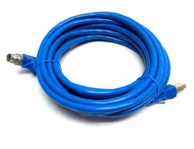 | Eaton Tripp Lite NM12-6A4-05M-BL Right Angle M12 X-Coded to RJ45 Cable Cat6A - New Other