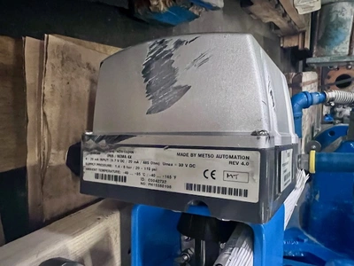 4" Neles Jamesbury Stainless Steel V-Ball Control Valve