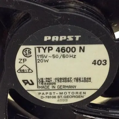 USED EBMPAPST 4600 N