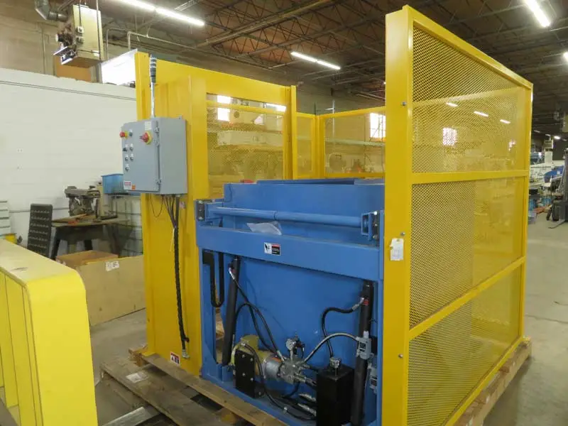 Ensign Model D4161 Side Load Box Dumper w/Safety Cage- 50 x 50 -New 2020