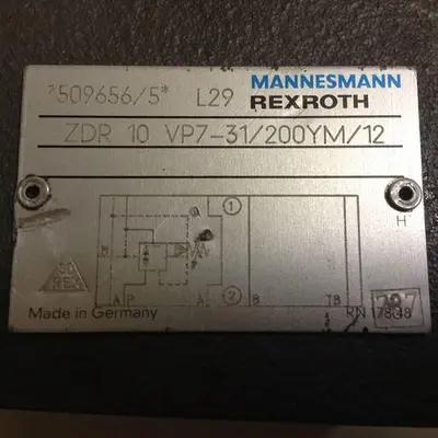 Used REXROTH ZDR10VP731200YM12 Valves/Fittings Michigan US | Ideal Machinery #1266059