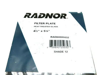 NEW LOT OF 3 RADNOR RAD64005032 HEAT TREATED GLASS SHADE 12