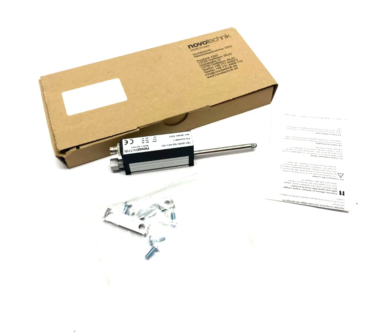 TE1-0025-102-421-101, 049611 | Novotechnik TE1-0025-102-421-101 Linear Position Sensor 049611 - New Other