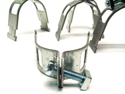 New | in-Stock B-LINE STEEL ZINC CLAMP STRAPS 2 INCH TW IMC Clamps | Maverick Industrial Sales #1119918