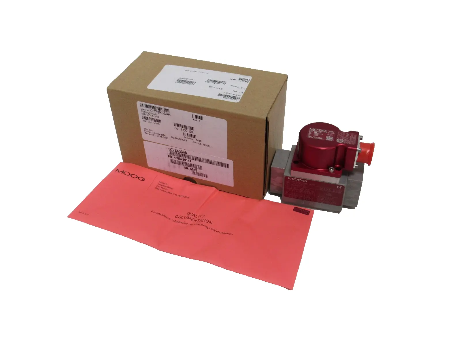 NEW G772K339A SERVO VALVE