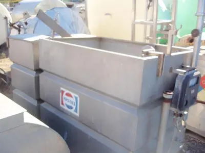 CIP, 2-Tank, 350 Gallon, S/st, Rectangular,, #S731534