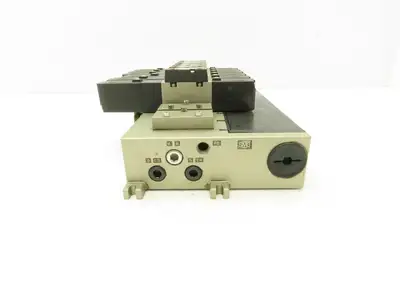 SMC VFS2300-5FZ Pneumatic 8-Station Solenoid Manifold w/6 Valves 24VDC VFS2000