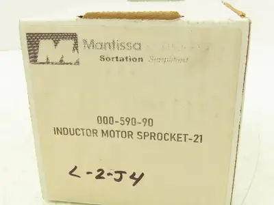 Mantissa 000-590-90D Inductor Motor Sprocket 21 Tooth 1-1/16" W  .6260/.6265