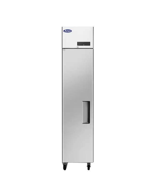 New | in-Stock Atosa New Atosa MBF15RSGRL Top Mount Slim One (1) Door Reach-In Refrigerator (Left-Hinged) Refrigerators Illinois US | Falcon Restaurant Supply #1375571