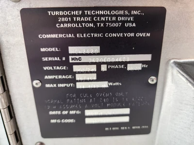 NEW Turbo Chef HCW-9500 Series HHC 2620 Conveyor Oven
