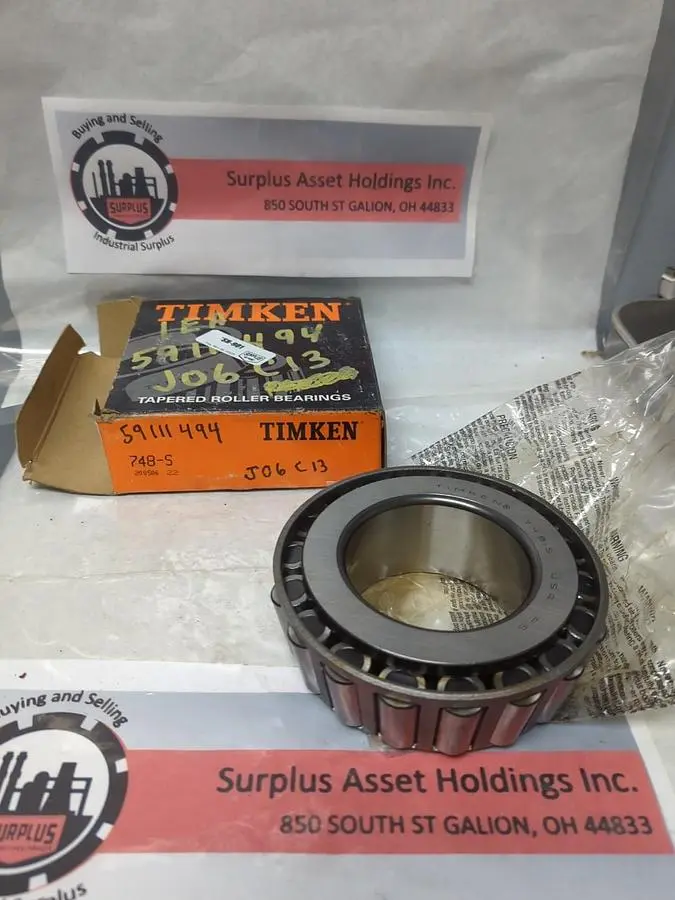 New | in-Stock TIMKEN 748-S Industrial Controls | Surplus Asset Holdings #1220268