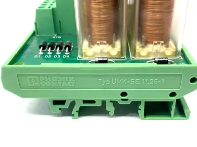 Used Universal Instruments Safety Relay Module DIN Rail Mount Relays & Switches Michigan US | Maverick Industrial Sales #1402297