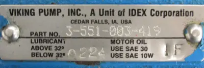 NEW VIKING PUMP 3-551-003-419 HELICAL GEAR REDUCER 4:1 3551003419