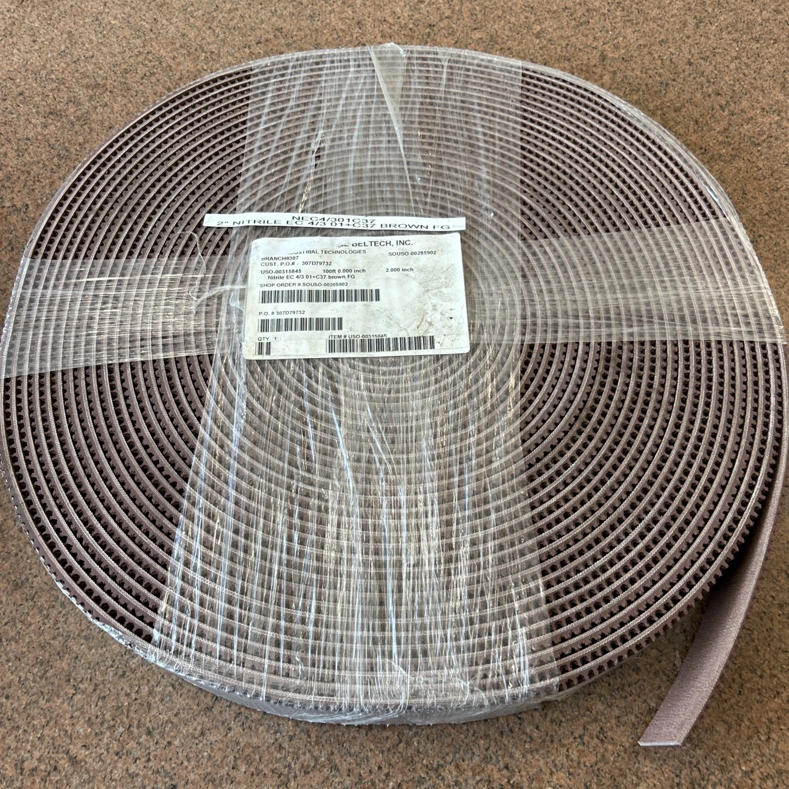 NEW AMMERAAL BELTECH INC EC 4/3 01+C37 Brown FG