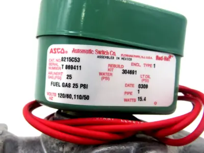 NEW ASCO 8215C53 SOLENOID VALVE 110/120 VAC 50/60 HZ