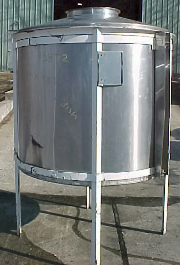 Used 500 GALLON  TANK CLOSED TOP TANK Stainless Steel Tanks New Jersey US | Champion Trading Corporation #424567