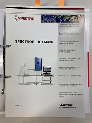 USED 2017 AMETEK SPECTROBLUE FMX 36