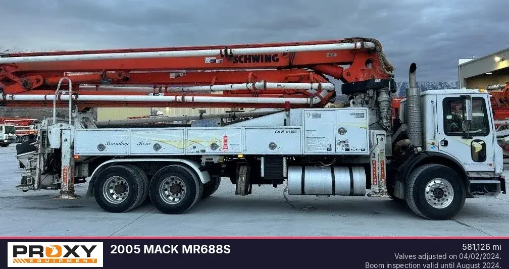 Used 2005 MACK MR688S Concrete Mixer Trucks Colorado US | Proxy Equipment #1379001