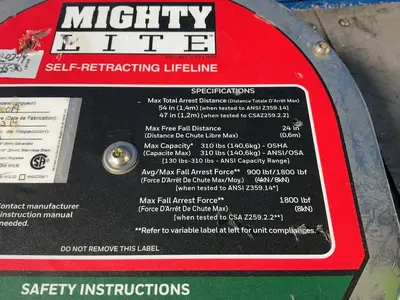 Used 2014 MIGHTY LITE RL100GZ7/100FT Miscellaneous MRO Ohio US | HGR 24 #1329381