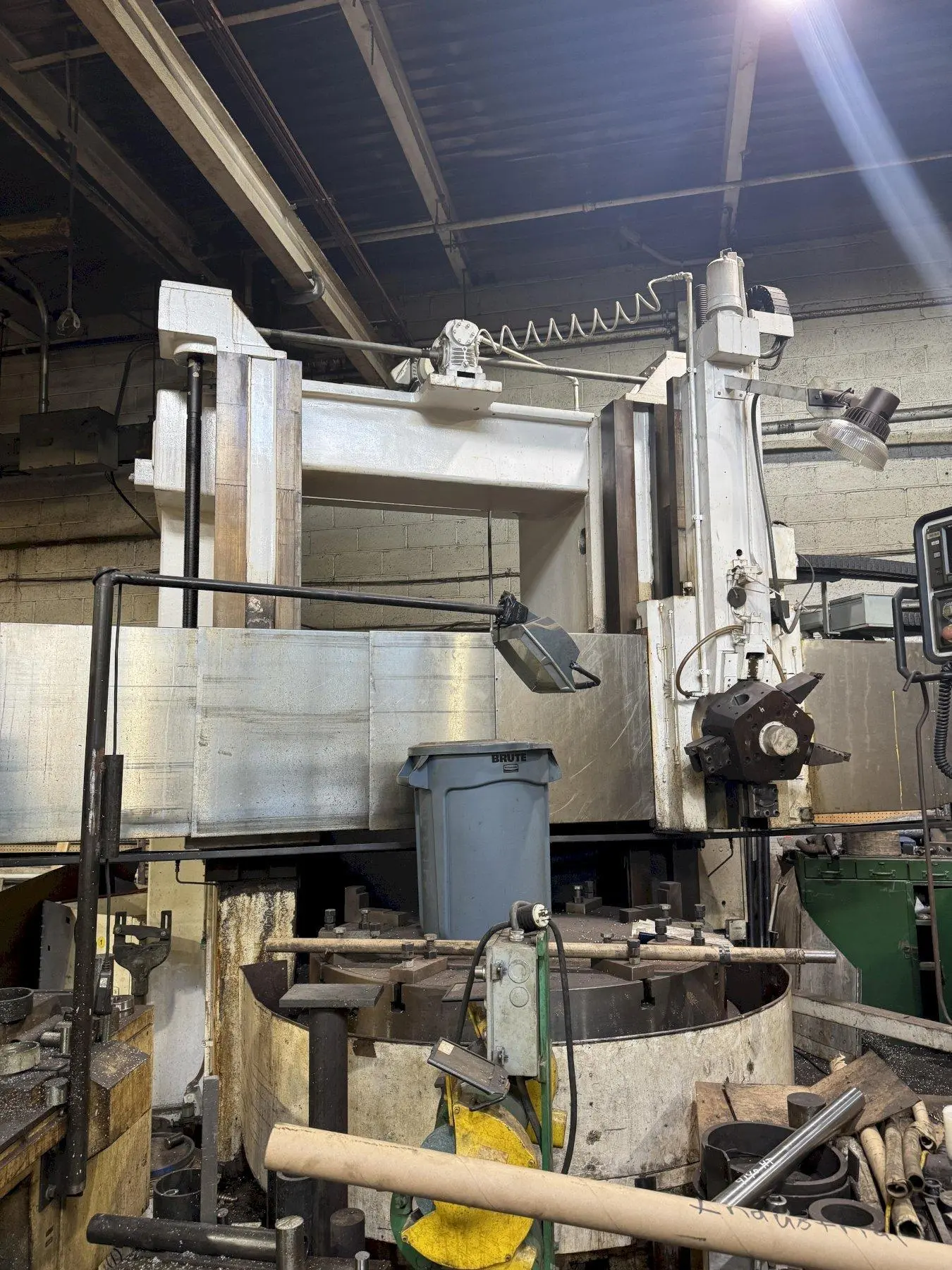 60" GRAY CNC VERTICAL TURRET LATHE. STOCK # 0888925