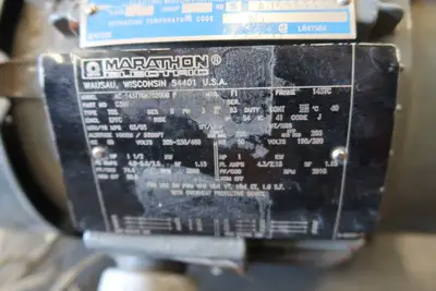 1-1/2 hp, 230/460 volts, 3500 rpm, 143TC Electric Motor