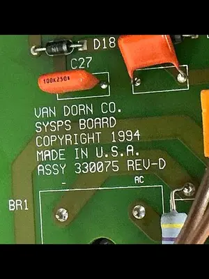 USED VAN DORN 330075