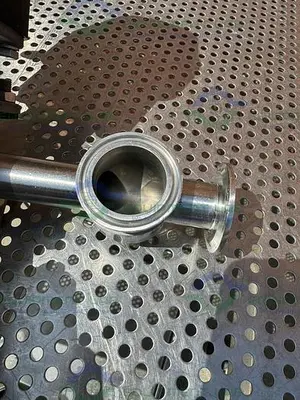 USED 2 ITT PURE FLO ADVANTAGE STAINLESS STEEL DIAPHRAGM VALVE W/ 1" SANITARY FITTINGS