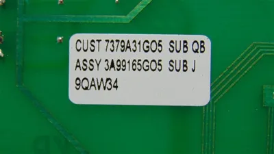 Westinghouse 3A99165G05 Ovation Input Card 9QAW34 Sub. J Used