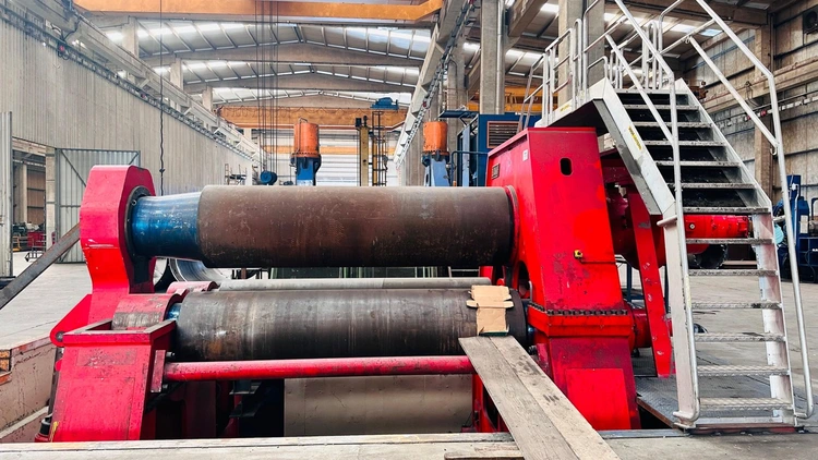 Used 2005 DAVI MCO 130 Plate Bending Rolls including Pinch Illinois US | Revelation Machinery #1259293