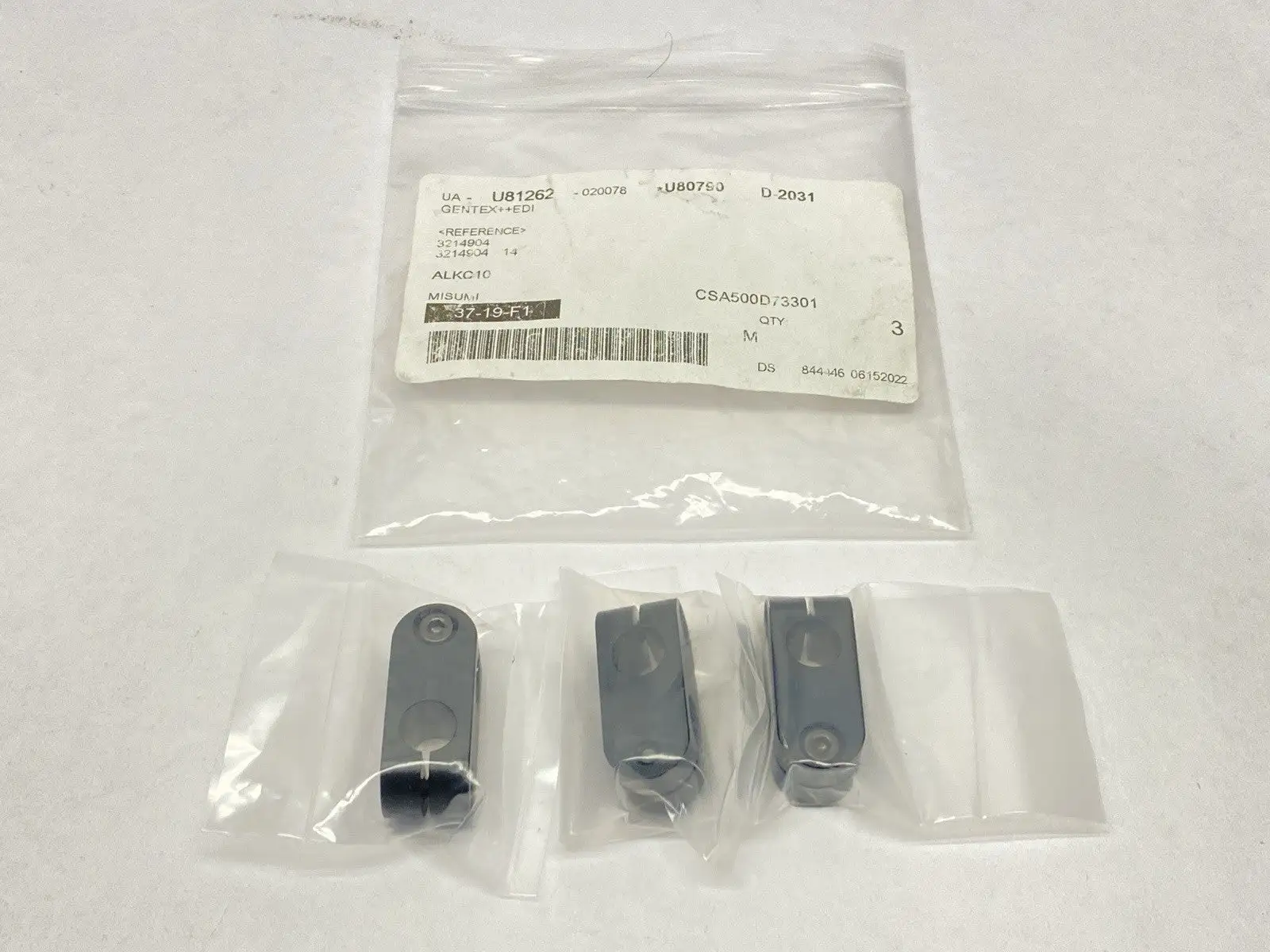 NEW MISUMI COMPACT STRUT CLAMP 10MM POST DIAMETER LOT OF 3