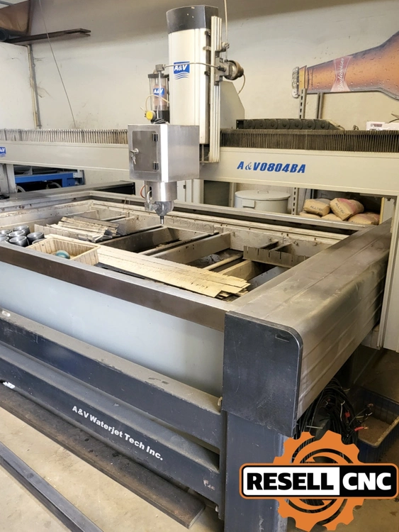 Used 2016 AV 0804BA Waterjet Cutters Florida US | Resell CNC #207003