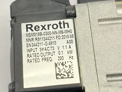 USED REXROTH SERVO MOTOR 3000RPM R911344211