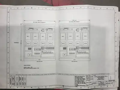 Variable Speed Drive Control Panel - Allen Bradley 1336 Plus II - 600V - Rotary Valve System - NEMA 12